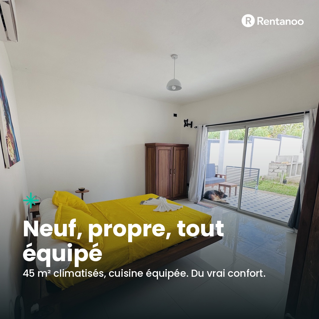 Chambre · Neuf, propre, tout équipé — 45 m²