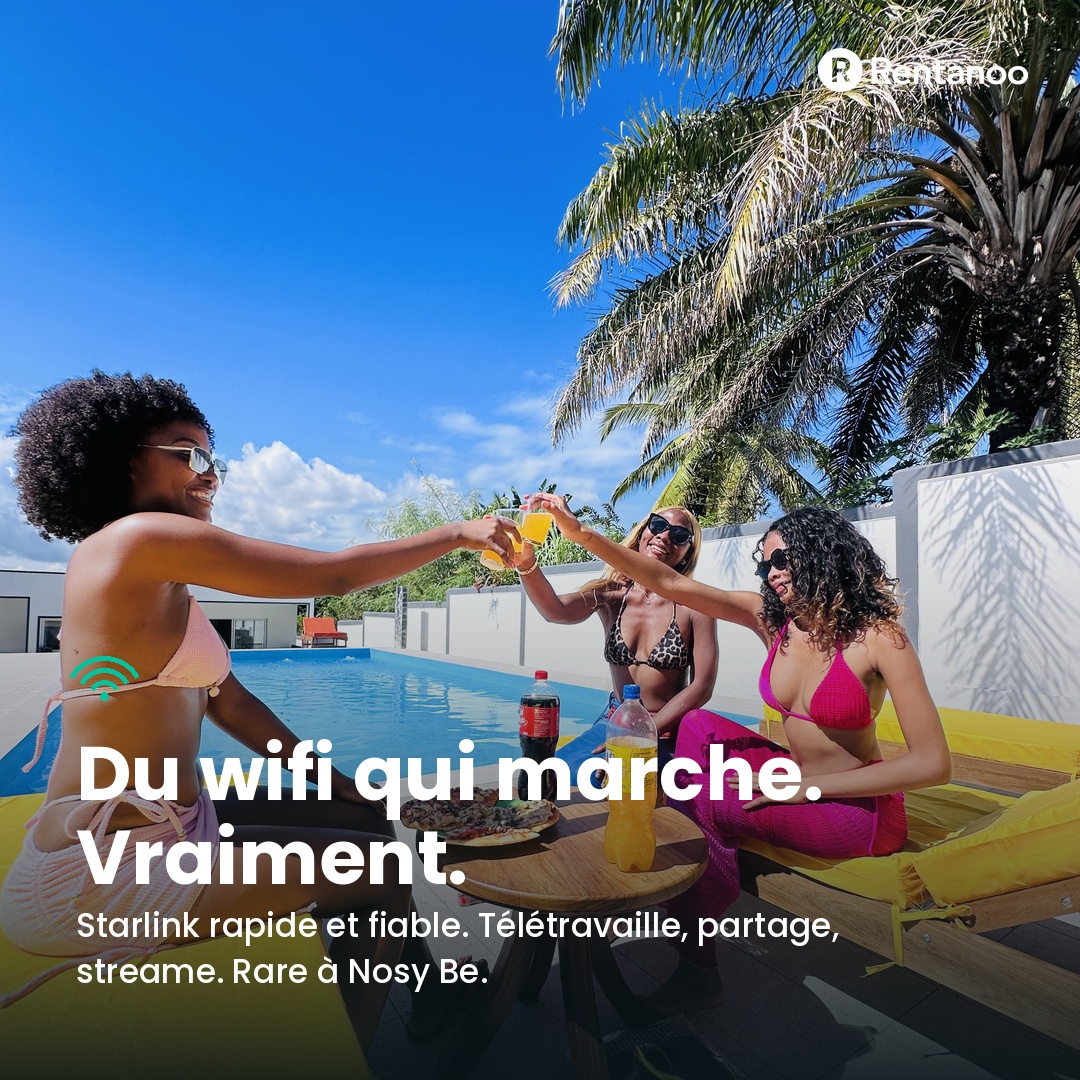 Piscine · Du wifi qui marche. Vraiment.